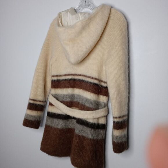 Vintage Icewool 100% Sheep Wool Knitted Coat size small - Picture 8 of 10